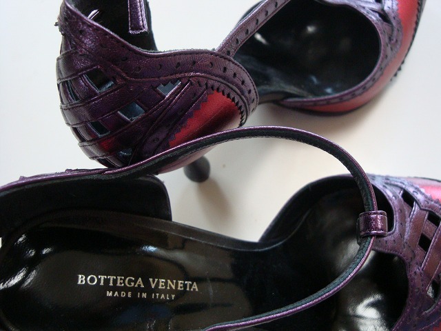 Bottega Veneta(ボッテガ ヴェネタ)のパンプス　ヒール革巻き部分